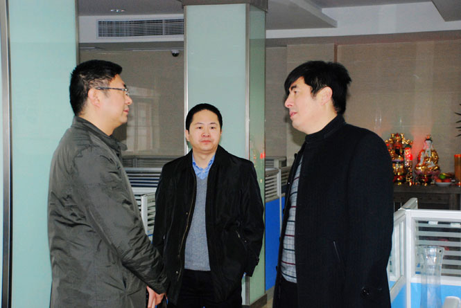 鹽城市經(jīng)信委、軟件園領(lǐng)導(dǎo)蒞臨鹽城思科檢查指導(dǎo)工作會(huì)議報(bào)道